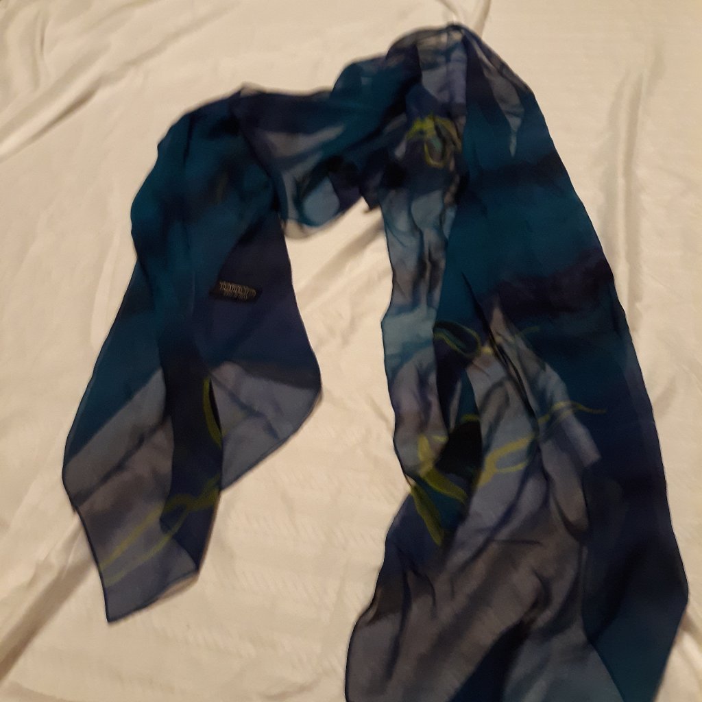 100 Silk Scarf  Made In Italy By Guarisco